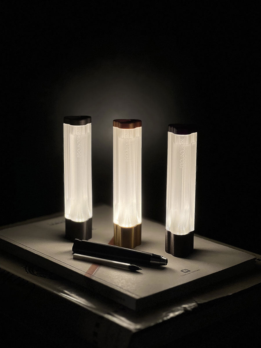 BILLA - Luce portatile, ricaricabile e magnetica tre pezzi affiancati | EGOUNDESIGN