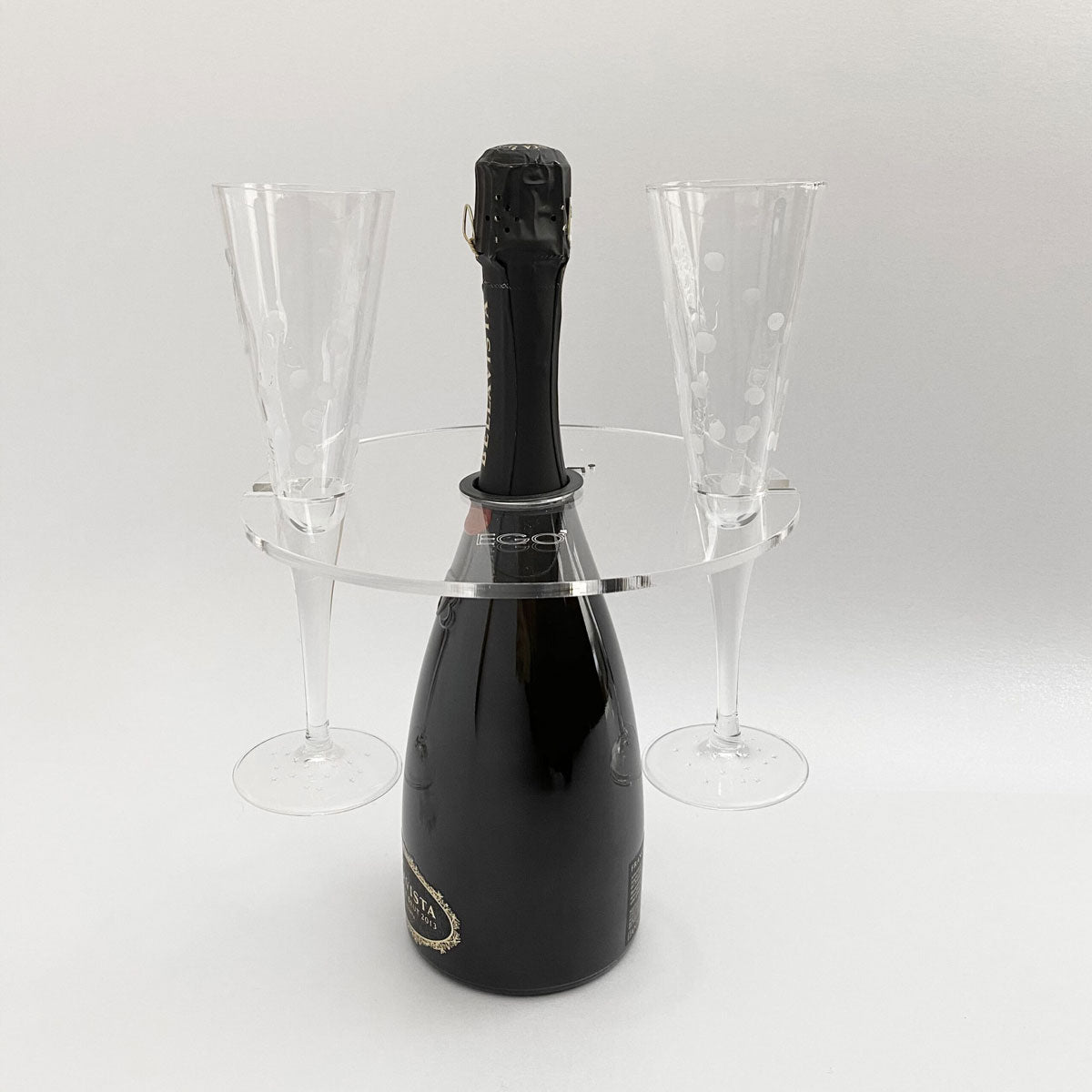 Cin Cin X2 - Porta calice in perspex - EGOUNDESIGN