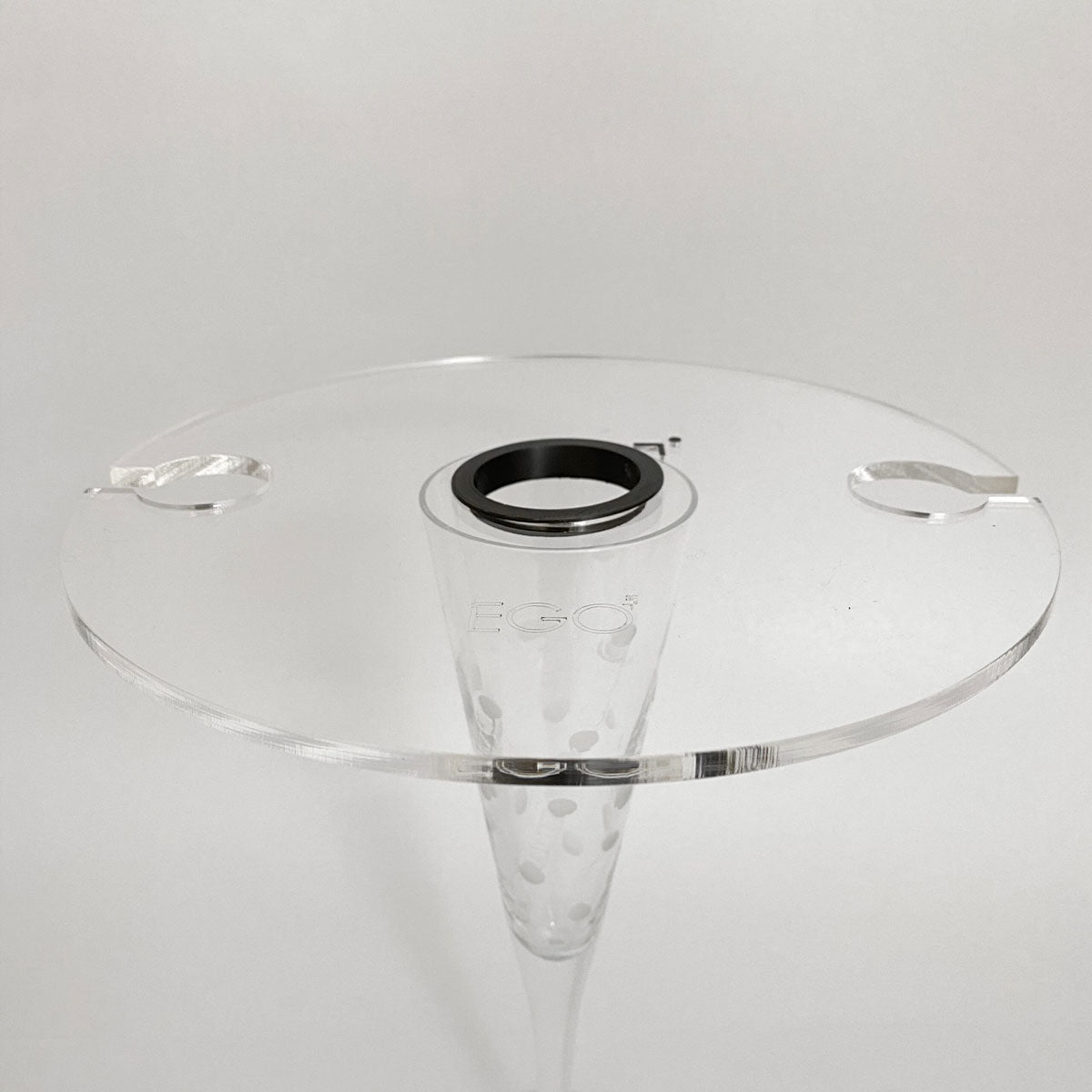 Cin Cin X2 - Porta calice in perspex - EGOUNDESIGN