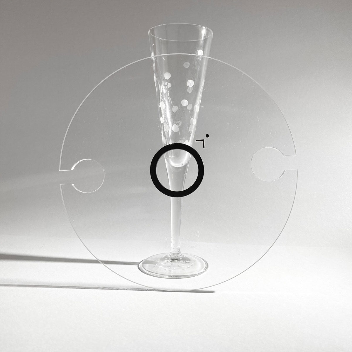 Cin Cin X2 - Porta calice in perspex - EGOUNDESIGN