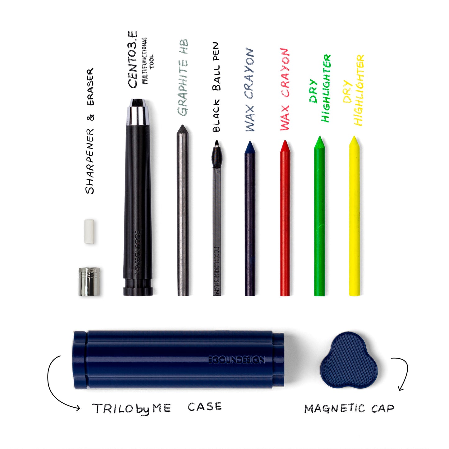 TRILObyME by EGOUNDESIGN Astuccio all-in-one