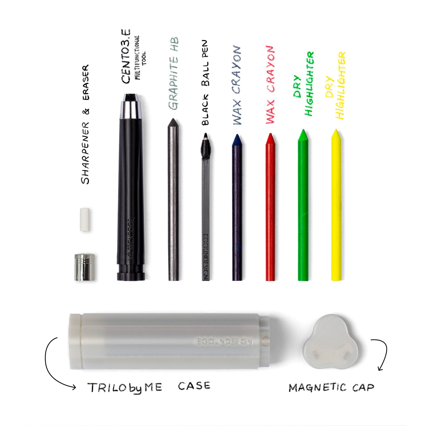 TRILObyME by EGOUNDESIGN Astuccio all-in-one
