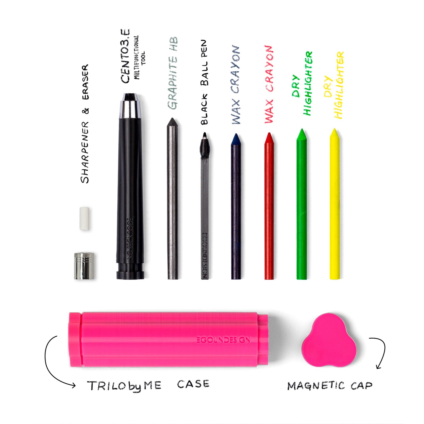 TRILObyME by EGOUNDESIGN Astuccio all-in-one
