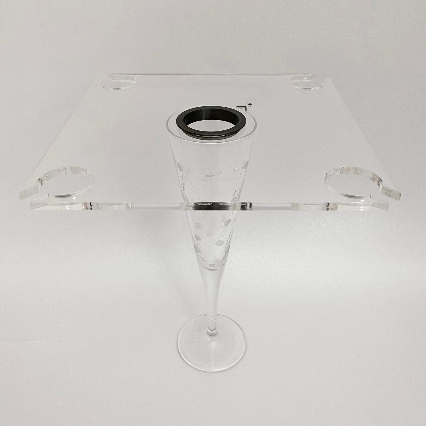 Cin Cin X4 - Porta calice in perspex