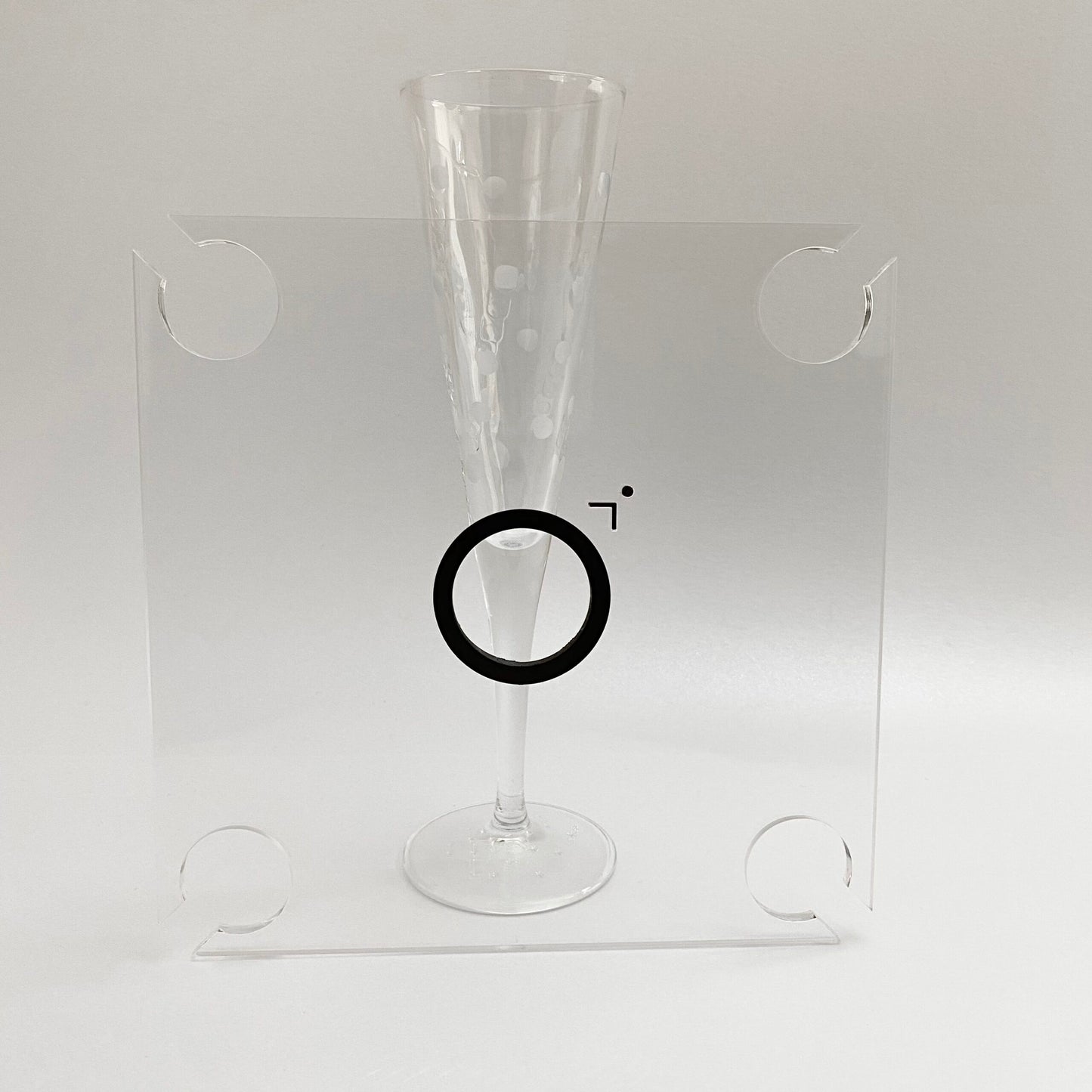 Cin Cin X4 - Porta calice in perspex