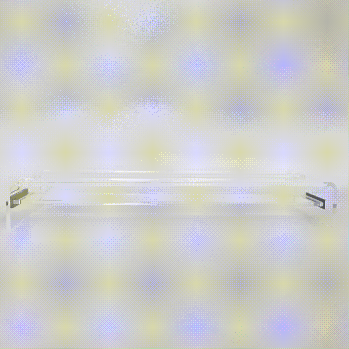 Usitilia - Vassoio porta tazzine bicchieri in perspex