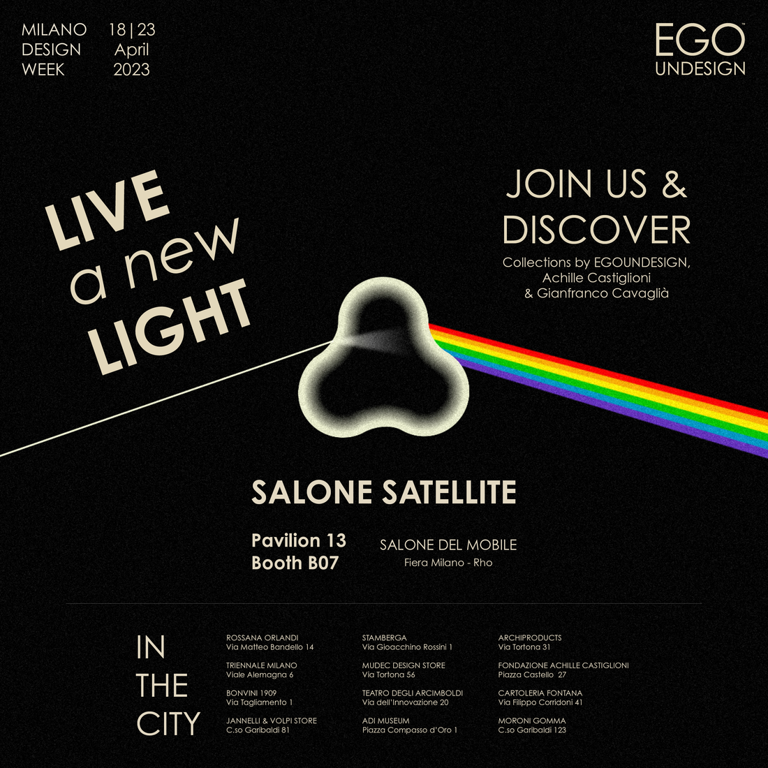 EGOUNDESIGN at Milan Design Week 2023