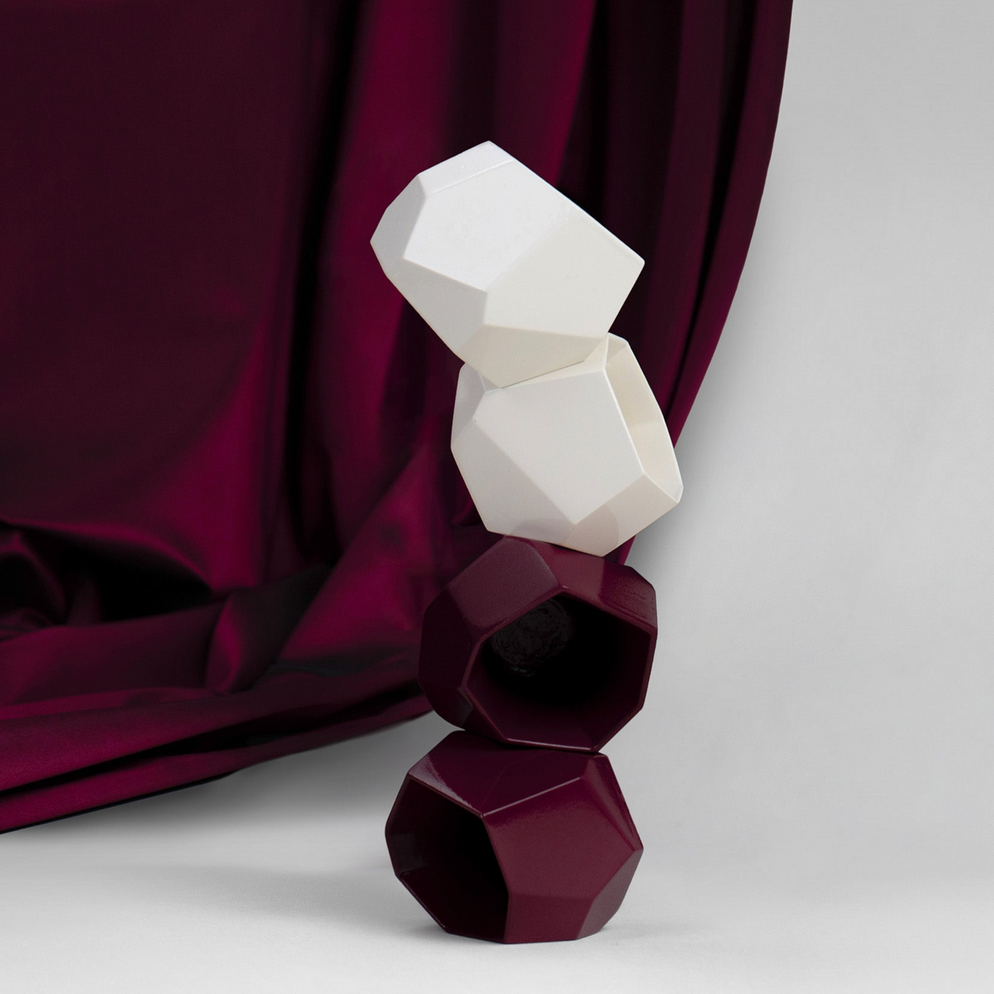 VORONOI Set 6 pezzi | Tazzine Magnetiche Design Made in Bologna