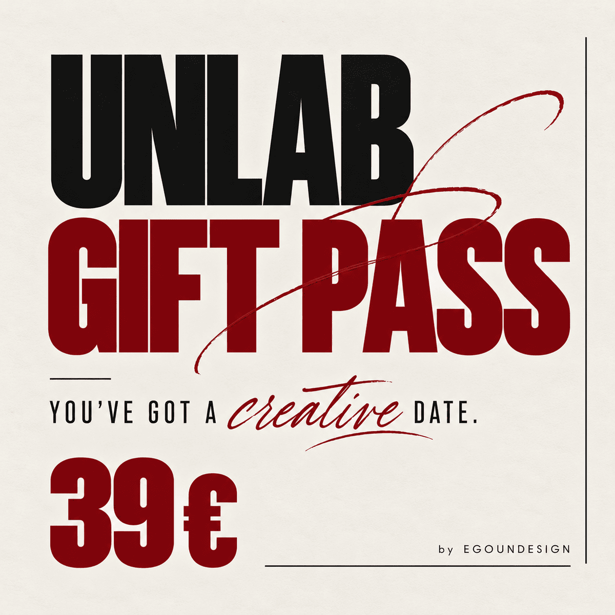 UNLAB GIFT PASS — REGALA UN’ESPERIENZA CREATIVA