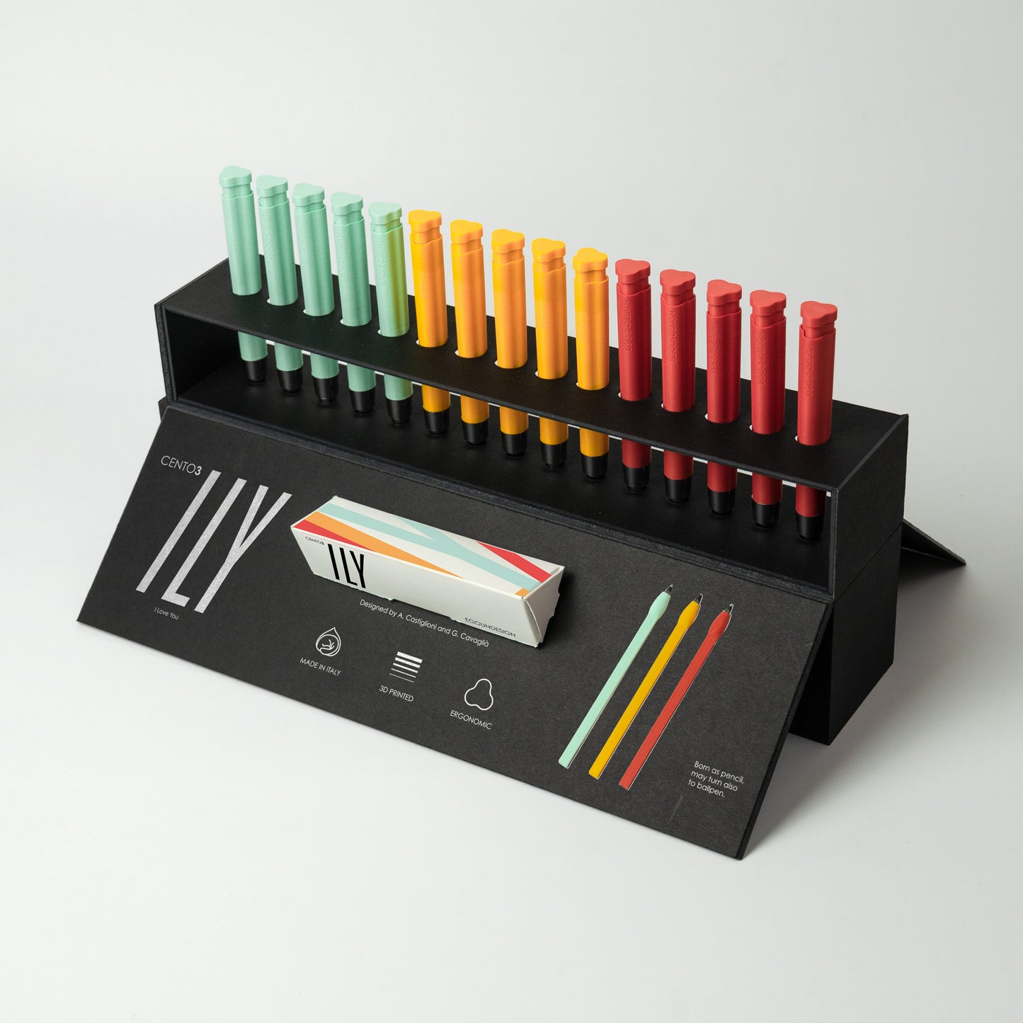 ILY Multifunctional Pencil - 15-Piece Display