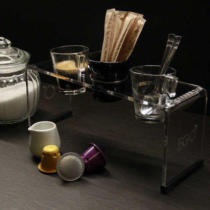 Missorium X3 - Vassoio Porta tazzine o bicchieri in perspex - EGOUNDESIGN