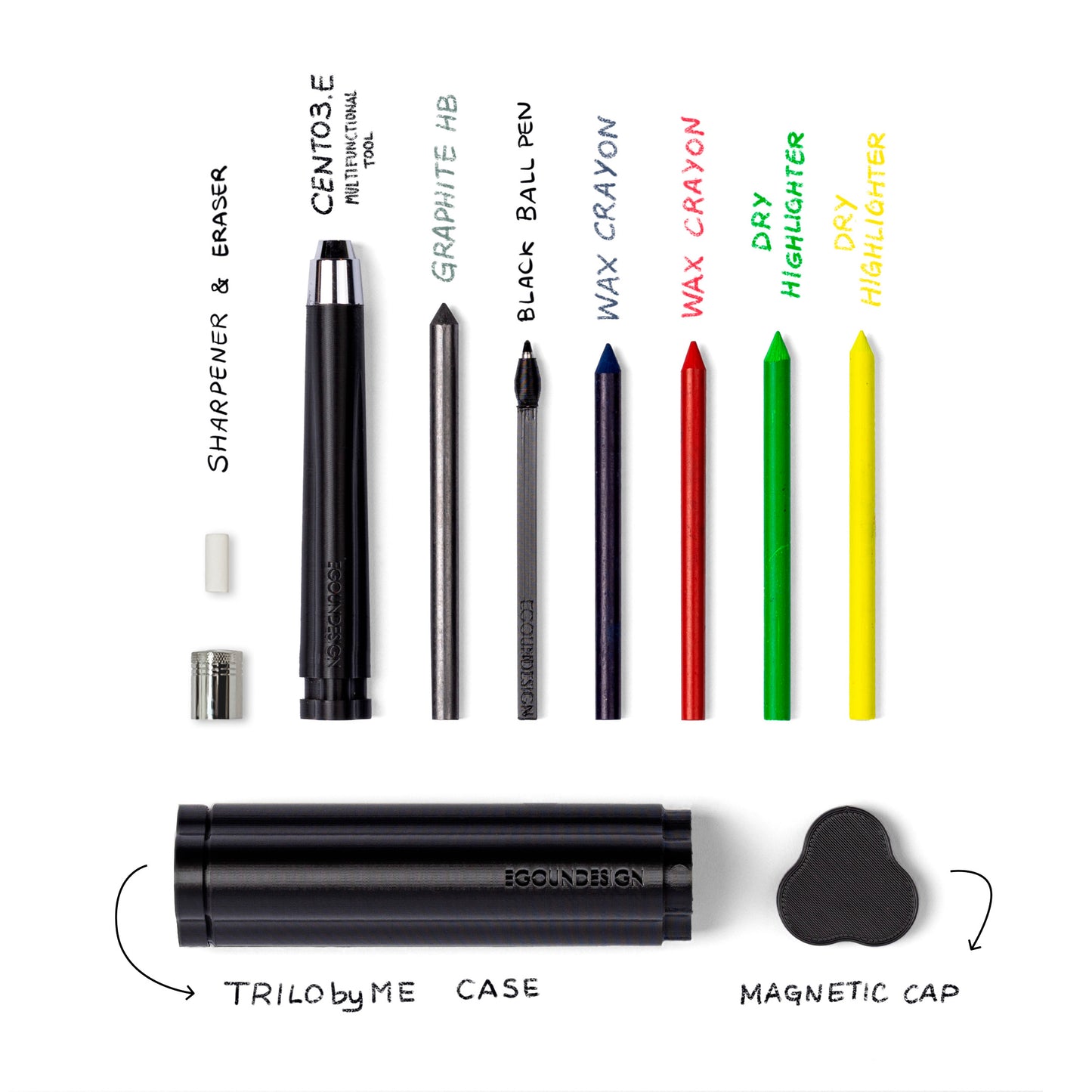 TRILObyME classics - Portable atelier case with trilobe shape