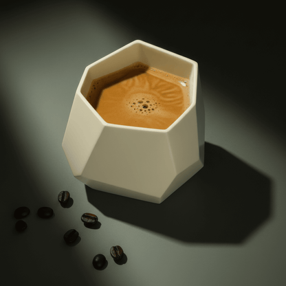 VORONOI Set 2 pezzi | Tazzine Magnetiche Design Made in Bologna