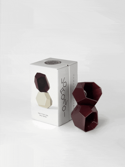VORONOI Set 2 pezzi | Tazzine Magnetiche Design Made in Bologna
